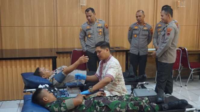 
					Donor Darah Sambut Hari Bhayangkara ke-78 di Polres Purbalingga