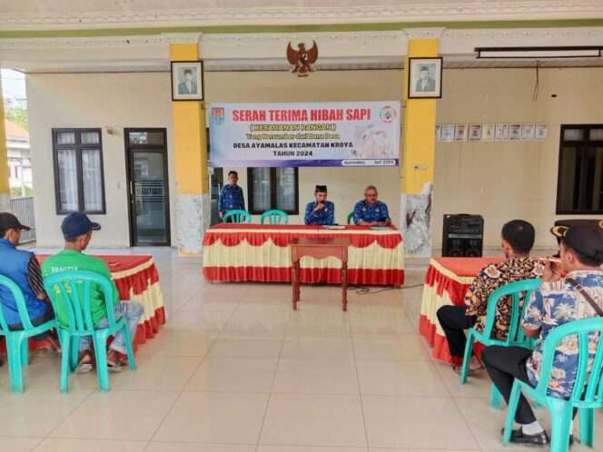 
					Serah Terima Hibah Sapi untuk Ketahanan Pangan di Desa Ayamalas Cilacap