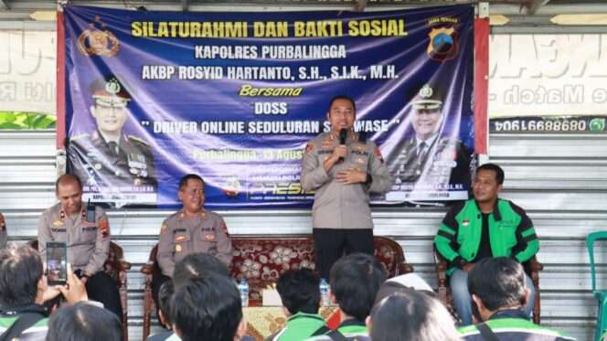 
					Kapolres Purbalingga Ajak Driver Ojek Online Jaga Ketertiban Lalu Lintas dan Keamanan